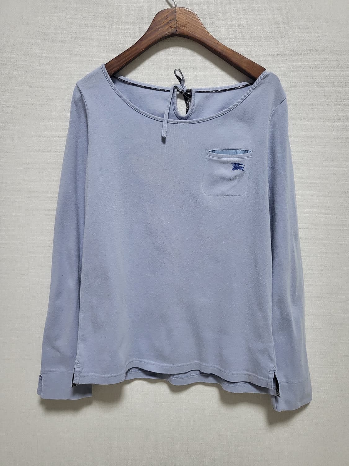 (일본구매)정품버버리 블루라벨 긴팔 티셔츠 38 상품이미지1