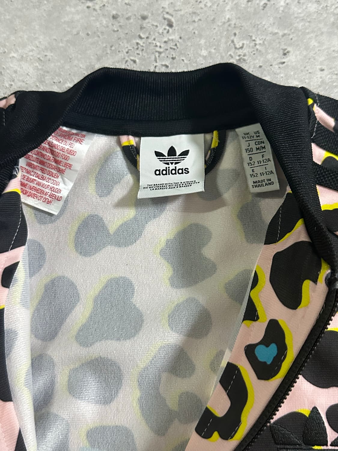 10s adidas 아카이브 핑크 레오파드 트랙탑 상품이미지4