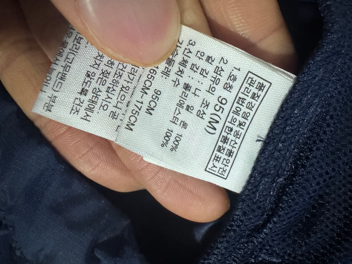 노스페이스 가벼운 나일론 바람막이 M ~ L 네이비 상품이미지5