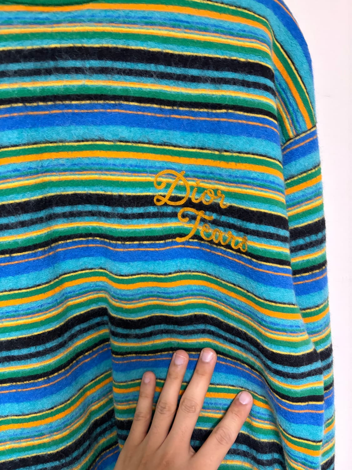 디올 x 데님티어스 모헤어 니트 상품이미지4