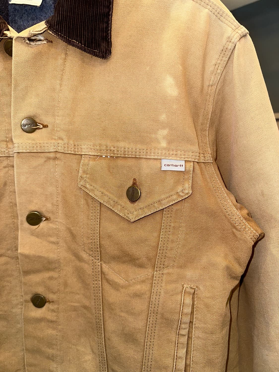 80’s Carhartt 68WJP 3-type work jacket 상품이미지6