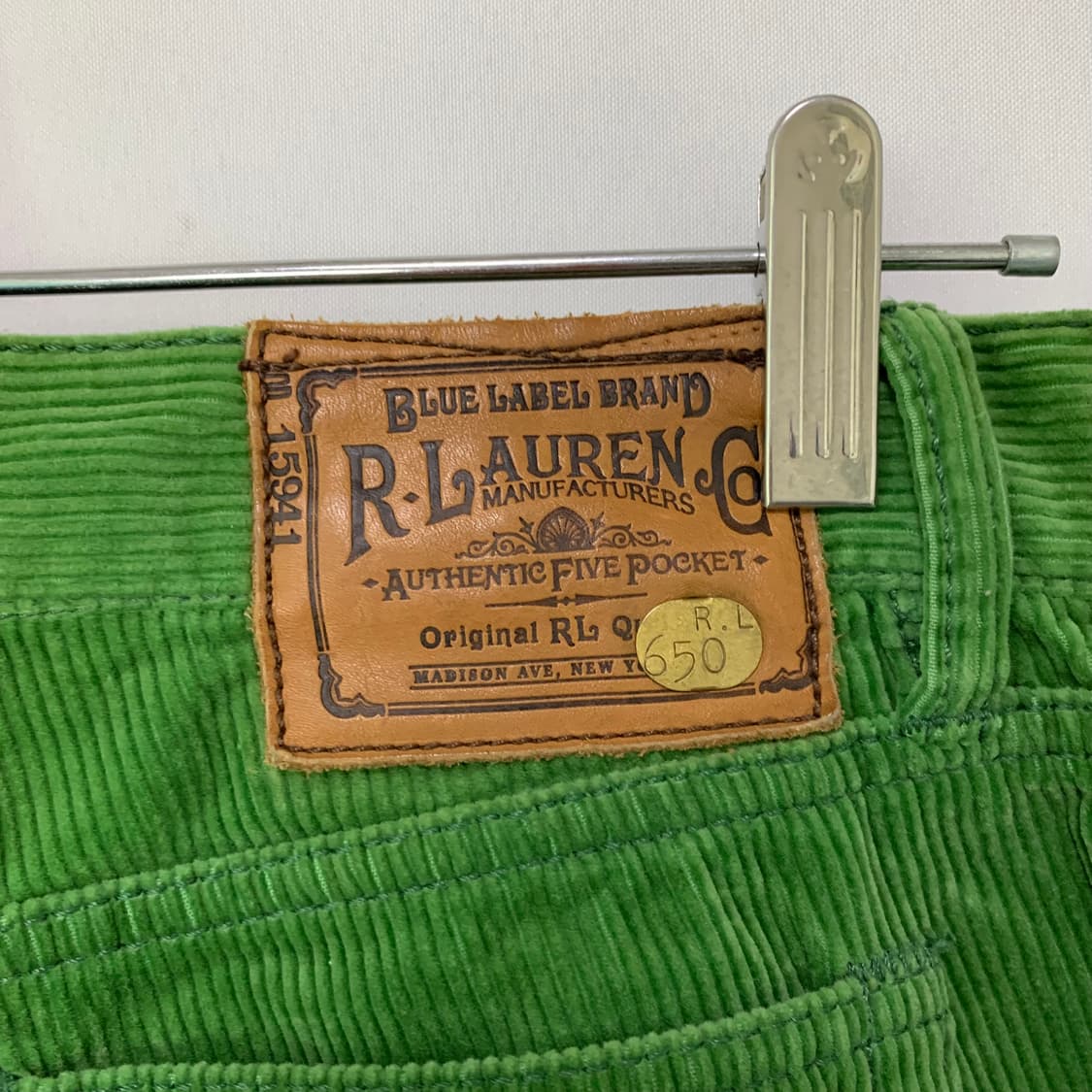 랄프로렌 빈티지 그린 코듀로이 팬츠 여성 바지 28인치 상품이미지8