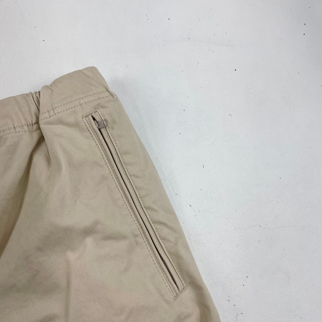 빔즈 벌룬핏 코튼 베이지 밴딩 팬츠 (105) 상품이미지4