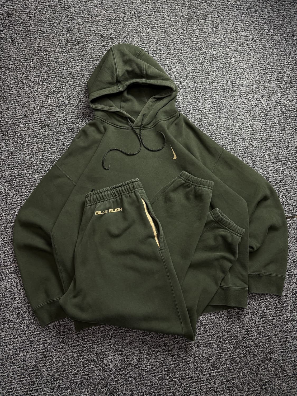 나이키x빌리아일리쉬 NRG 카키컬러 스웻 셋업 2037 상품이미지1