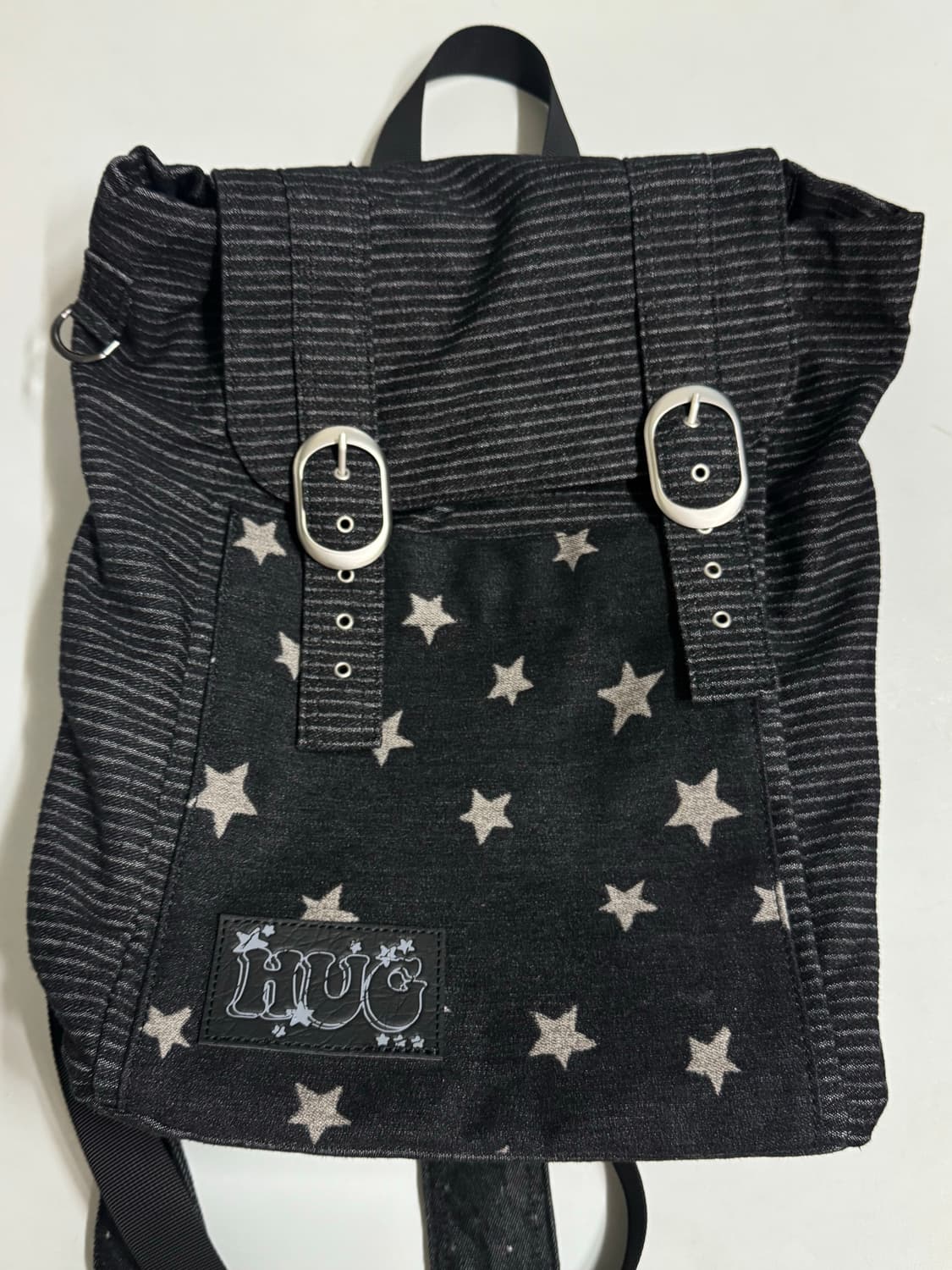 허그유어스킨 스타 더스트 데님 백팩 (블랙 데님) 상품이미지2