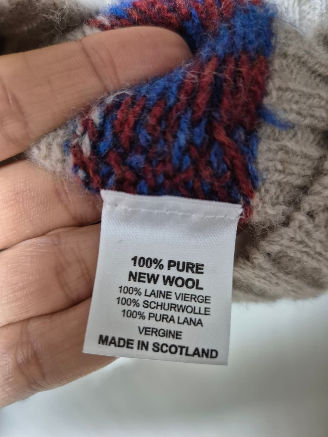 YMC 스코틀랜드 베이지색 울 니트 스웨터 m 쉐기독 상품이미지6