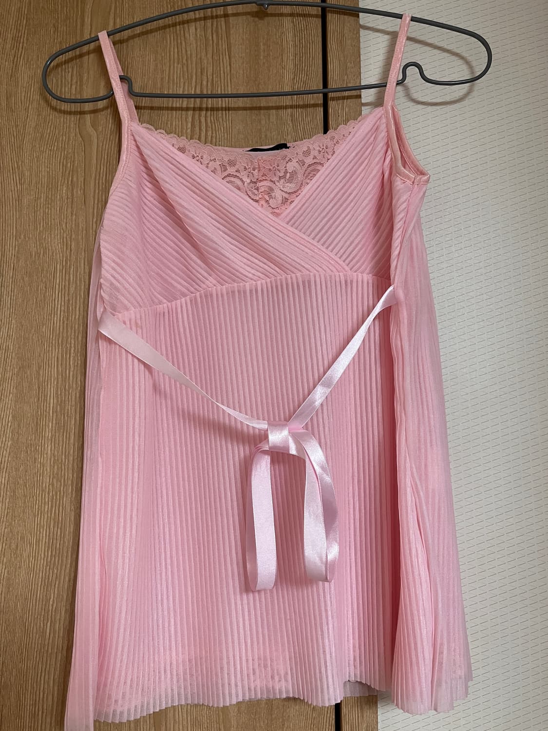 빈티지 핑크 슬리브리스 상품이미지2