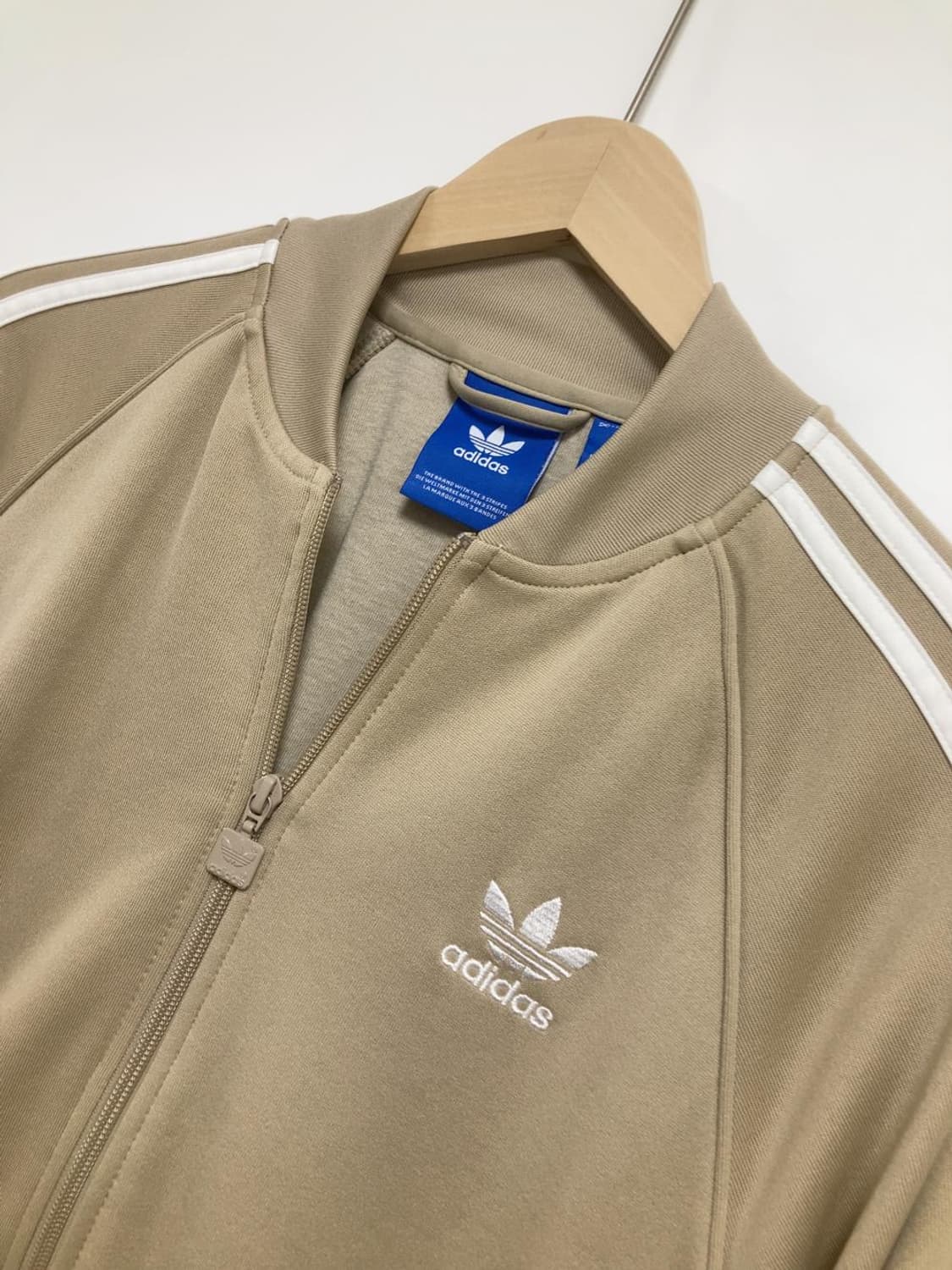 아디다스 베이지 화이트 져지 자켓 빈티지 트랙탑 상품이미지2