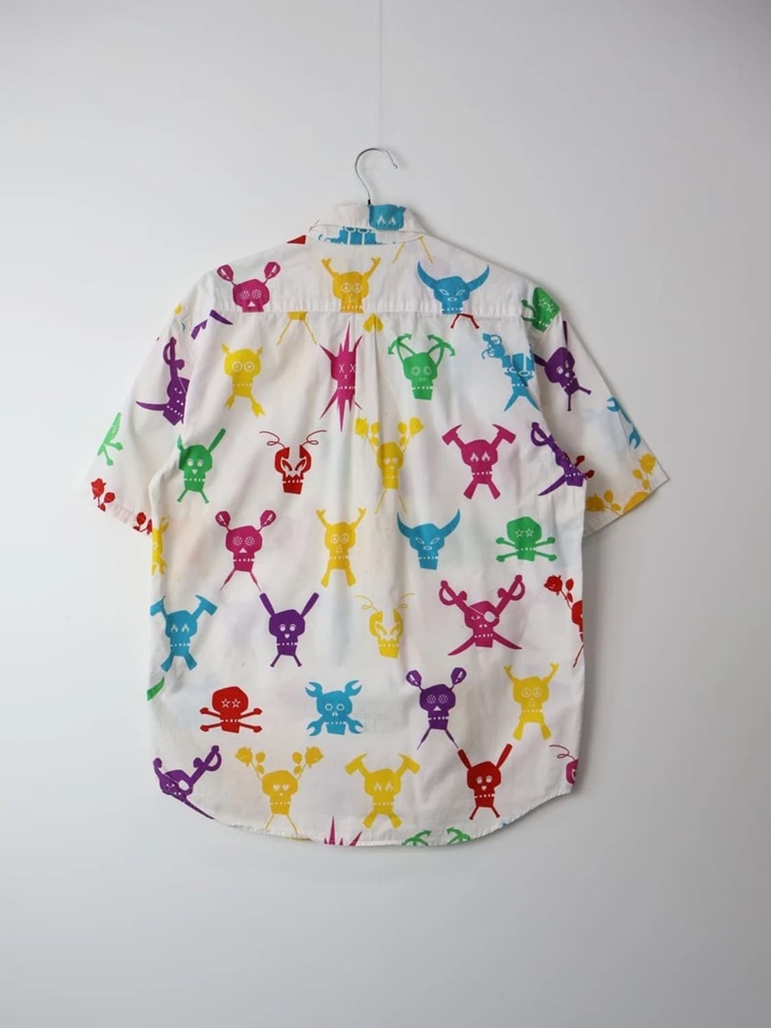 Stussy Skull Pattern Short Sleeve Shirt 상품이미지4