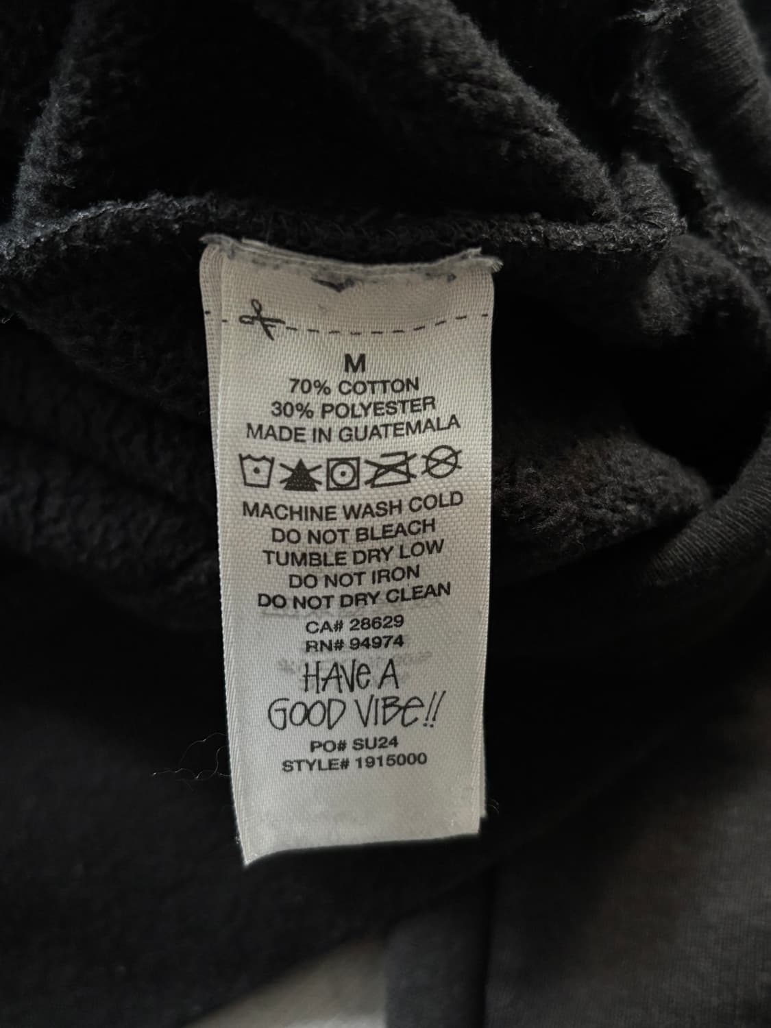 Stussy 스투시 스탁로고 블랙 맨투맨 상품이미지6