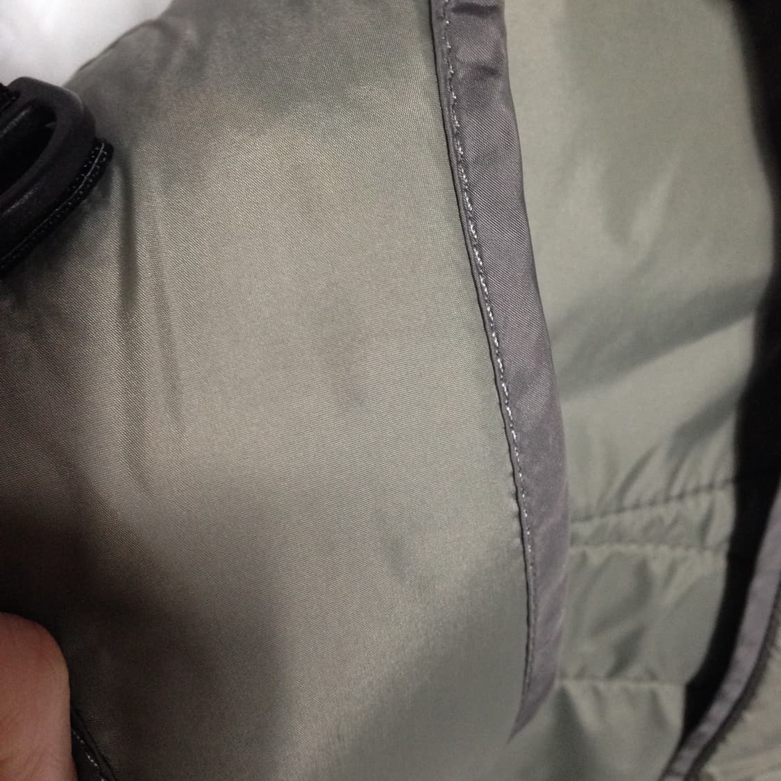 로우클래식 미니 스트링 백팩 카키 상품이미지5