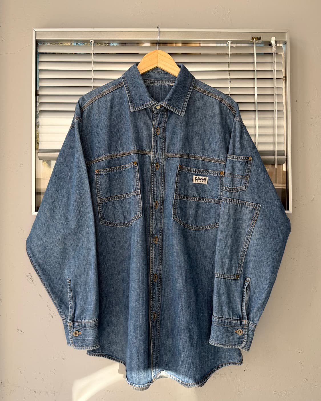  KANSAI jeans 90s denim shirt 상품이미지1
