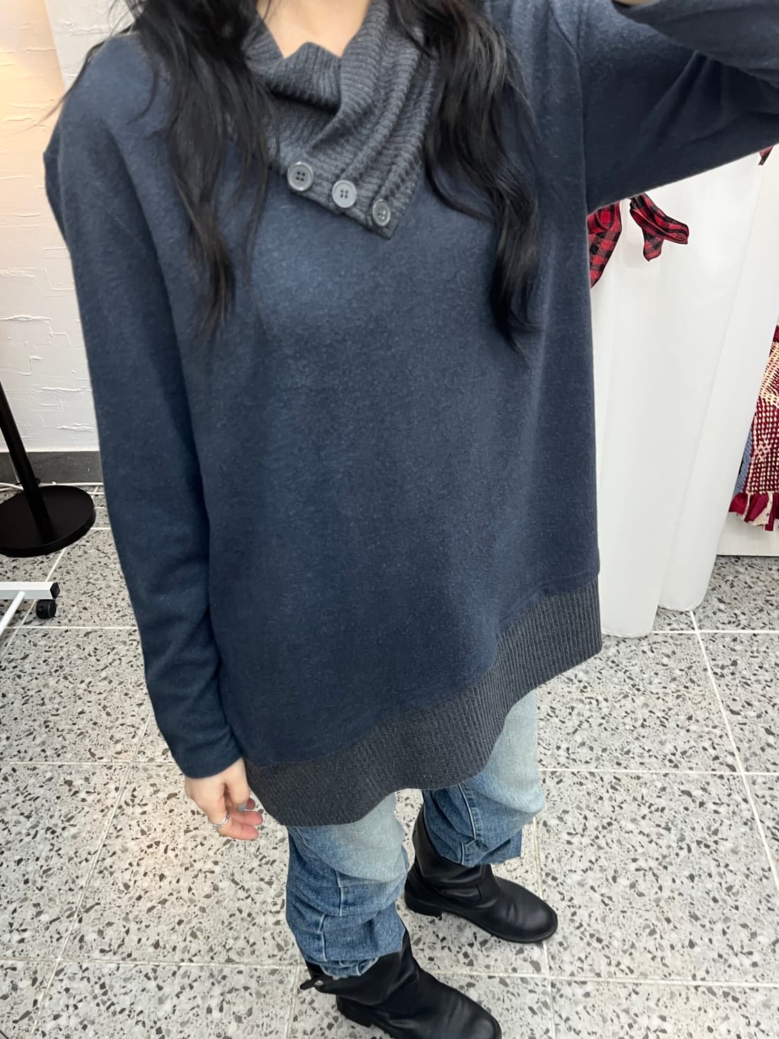 Buttons point knit 상품이미지2