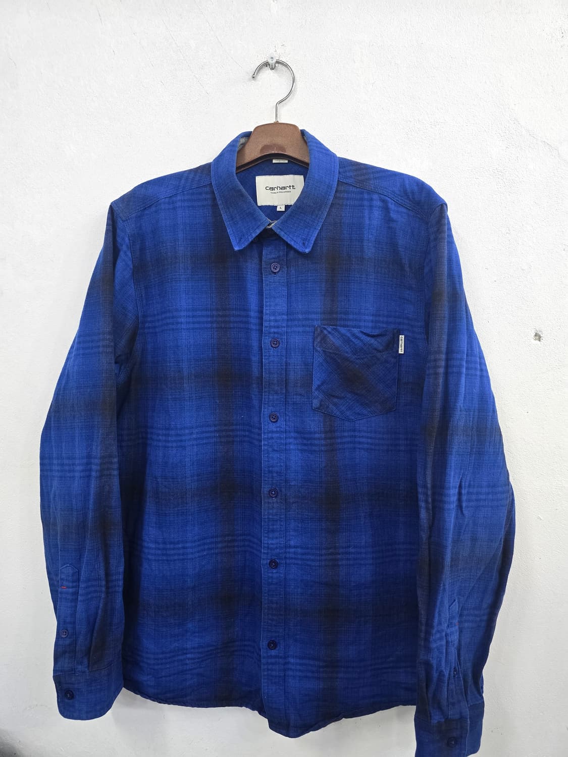 칼하트 포켓로고 코듀로이 셔츠 상품이미지1