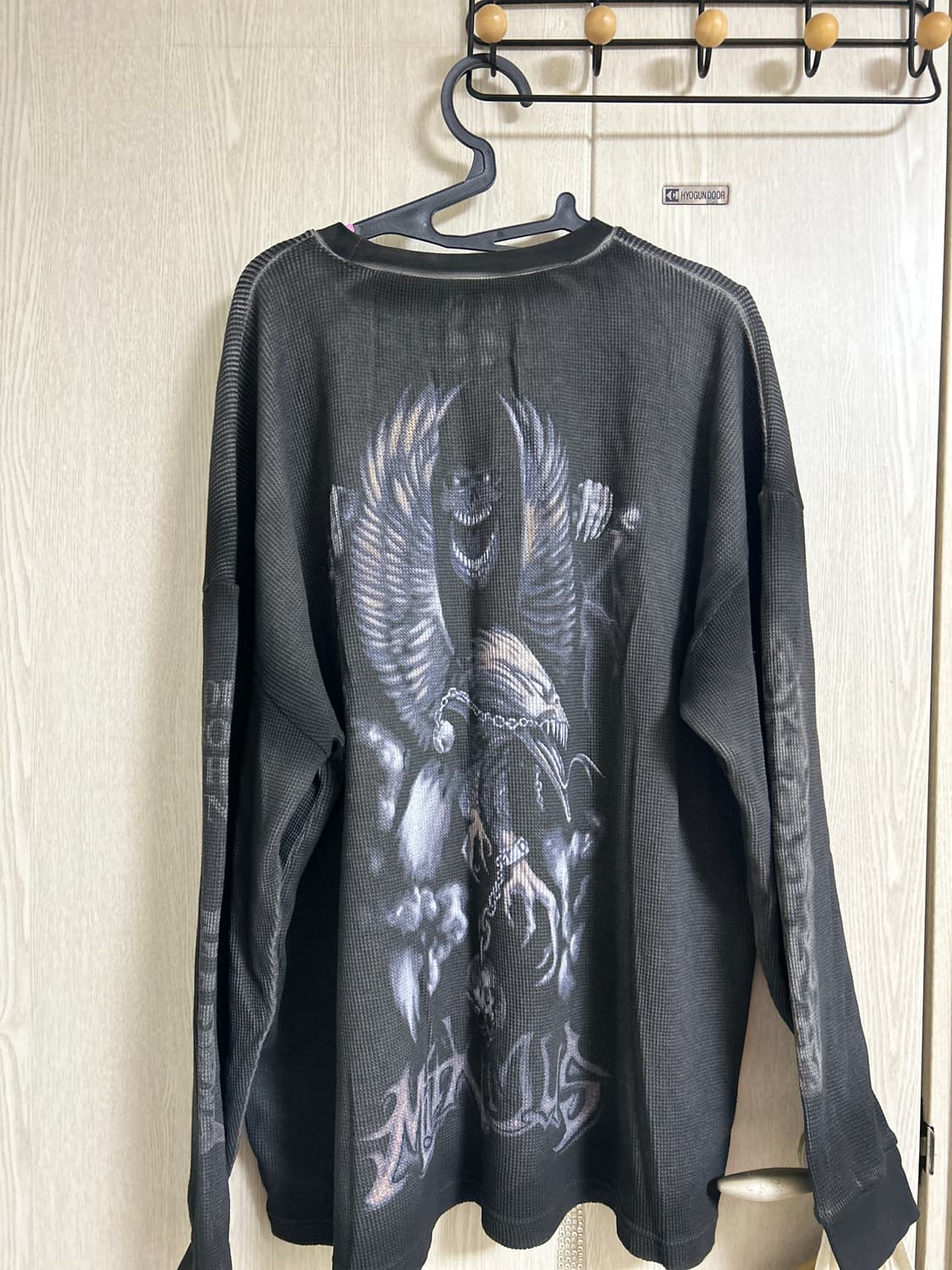 트래비스스캇 내한 머천다이즈 와플 롱슬리브 L 상품이미지2