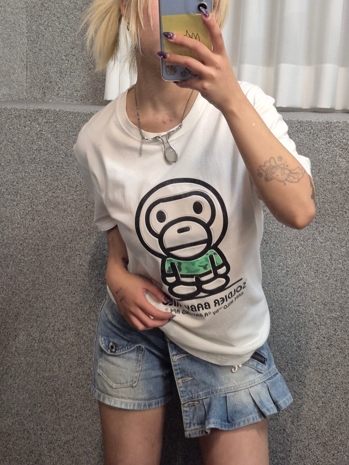 BAPE SOLDIER BABY MILO T-SHIRT 상품이미지2