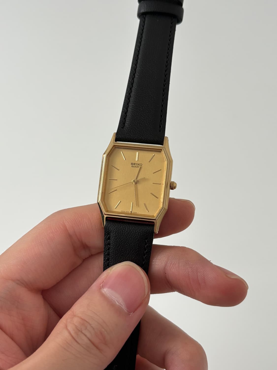 80s chariot gold octagon case quartz 상품이미지3