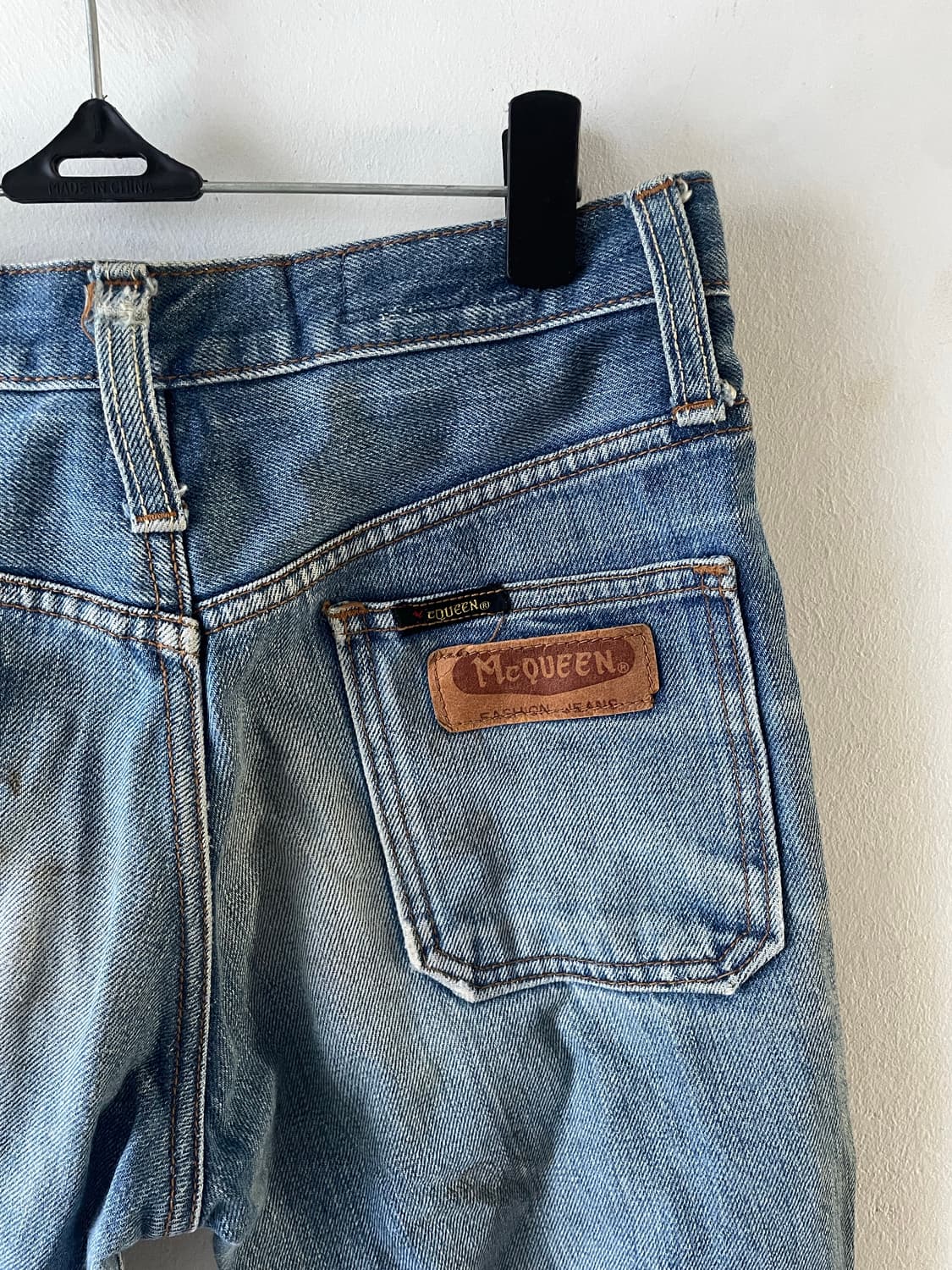 90's JPN Vintage Mcqueen 부츠컷 데님 상품이미지1