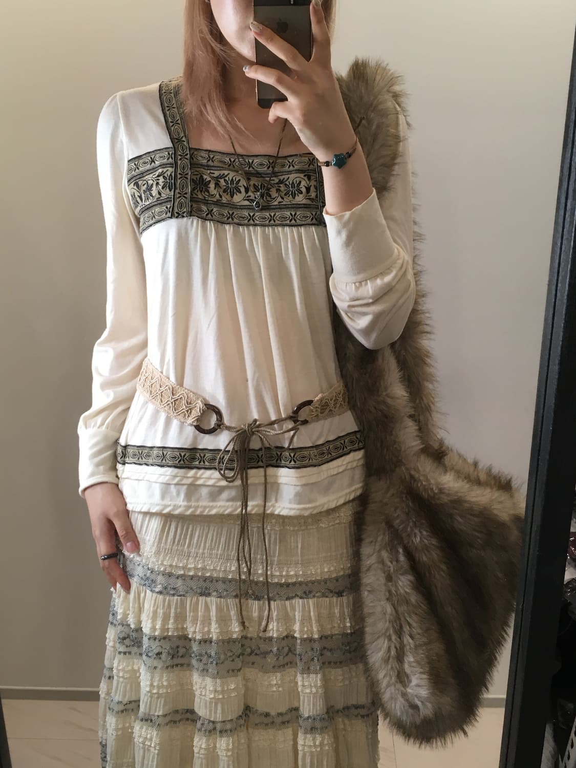 axes femme ethnic long sleeve 상품이미지3