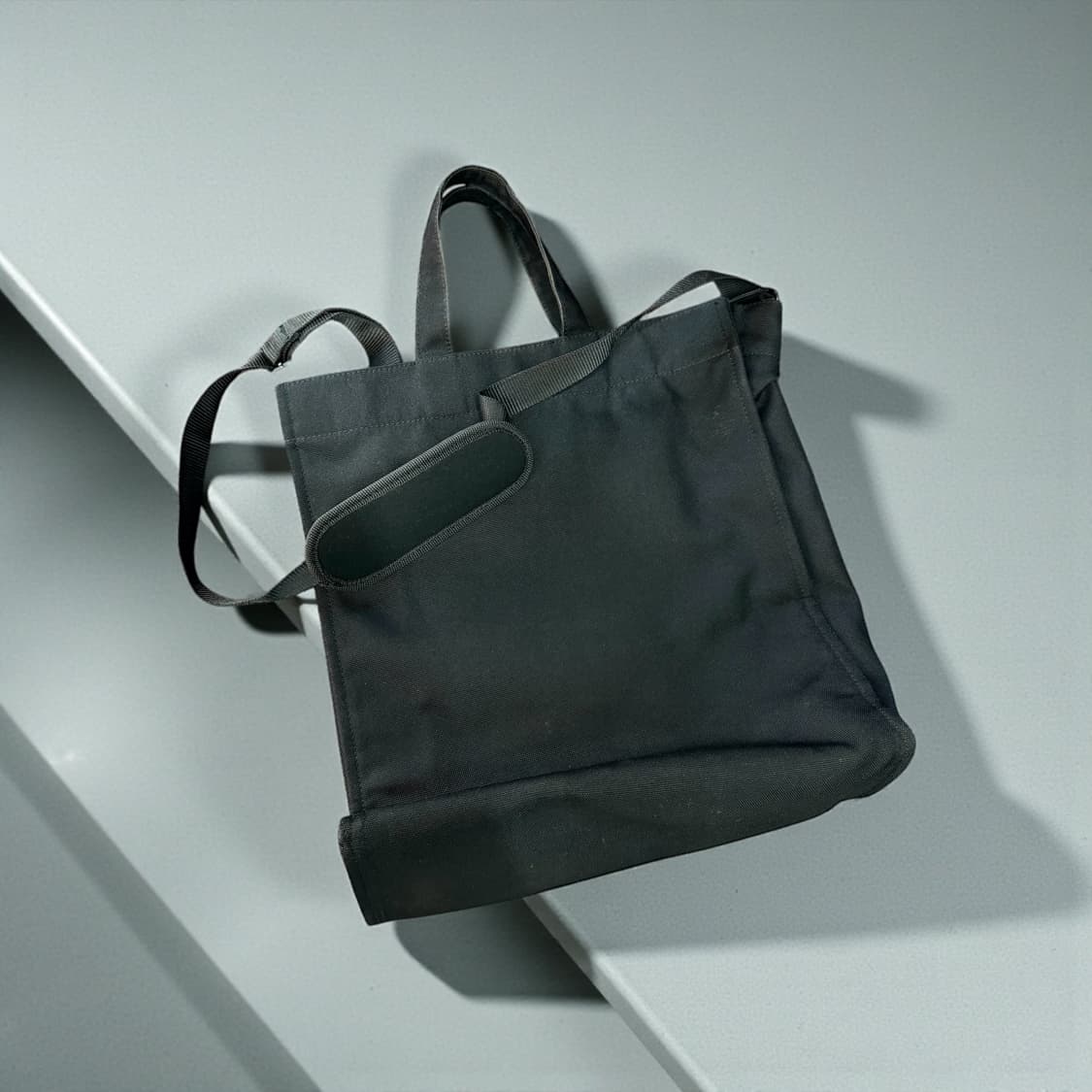 준지 프론트로고 캔버스 토트백.크로스백 상품이미지6