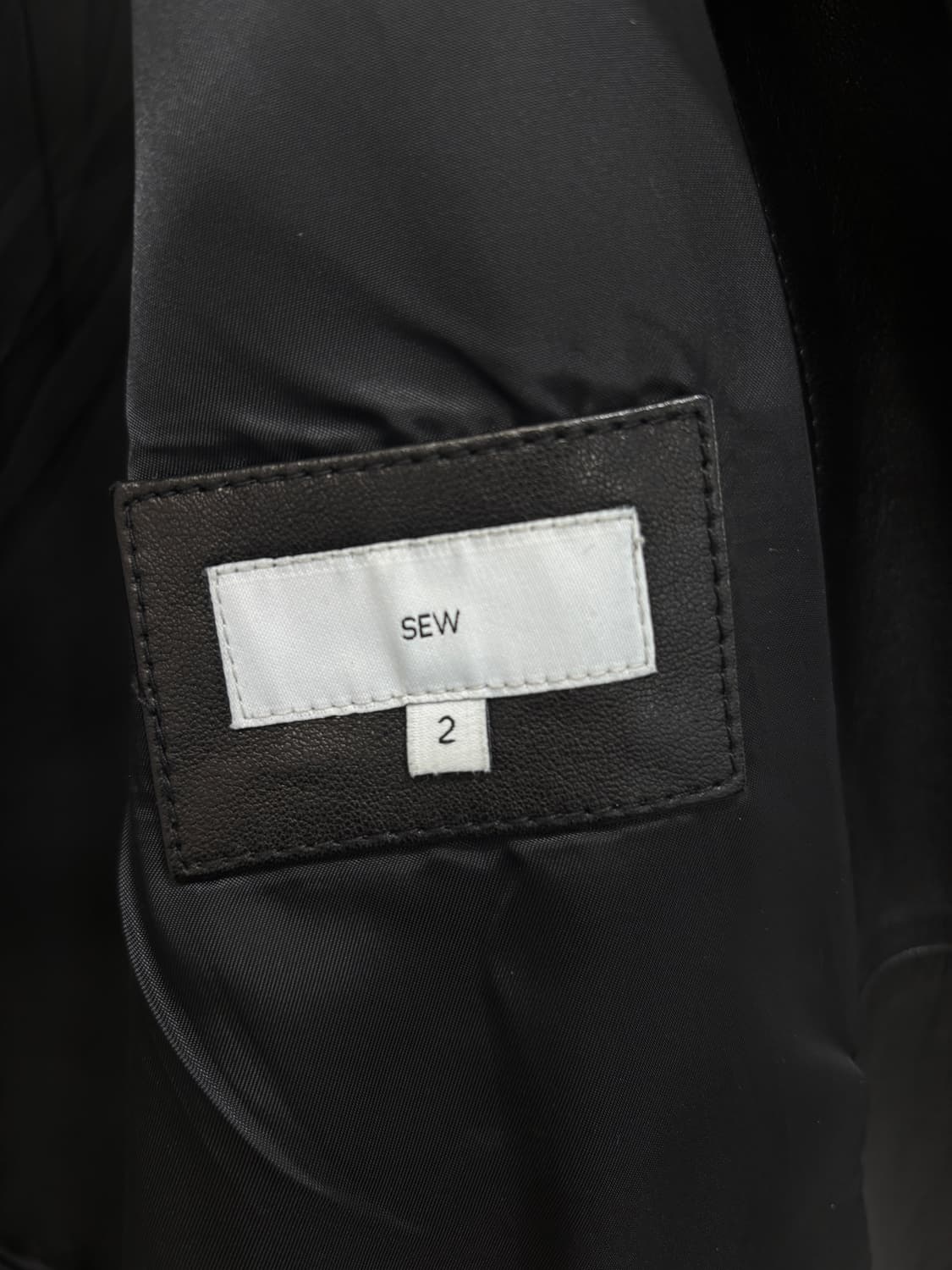 [2] 스테디에브리웨어 sew 레더블루종 상품이미지4