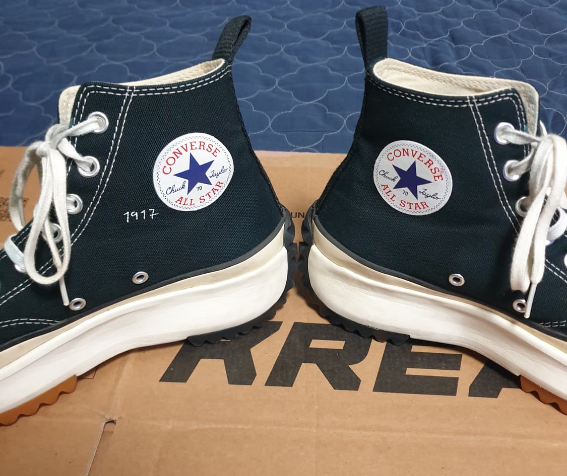 (협업제품) 컨버스 JW앤더슨 런스타 하이크 OG 하이 블랙 (270) 상품이미지4