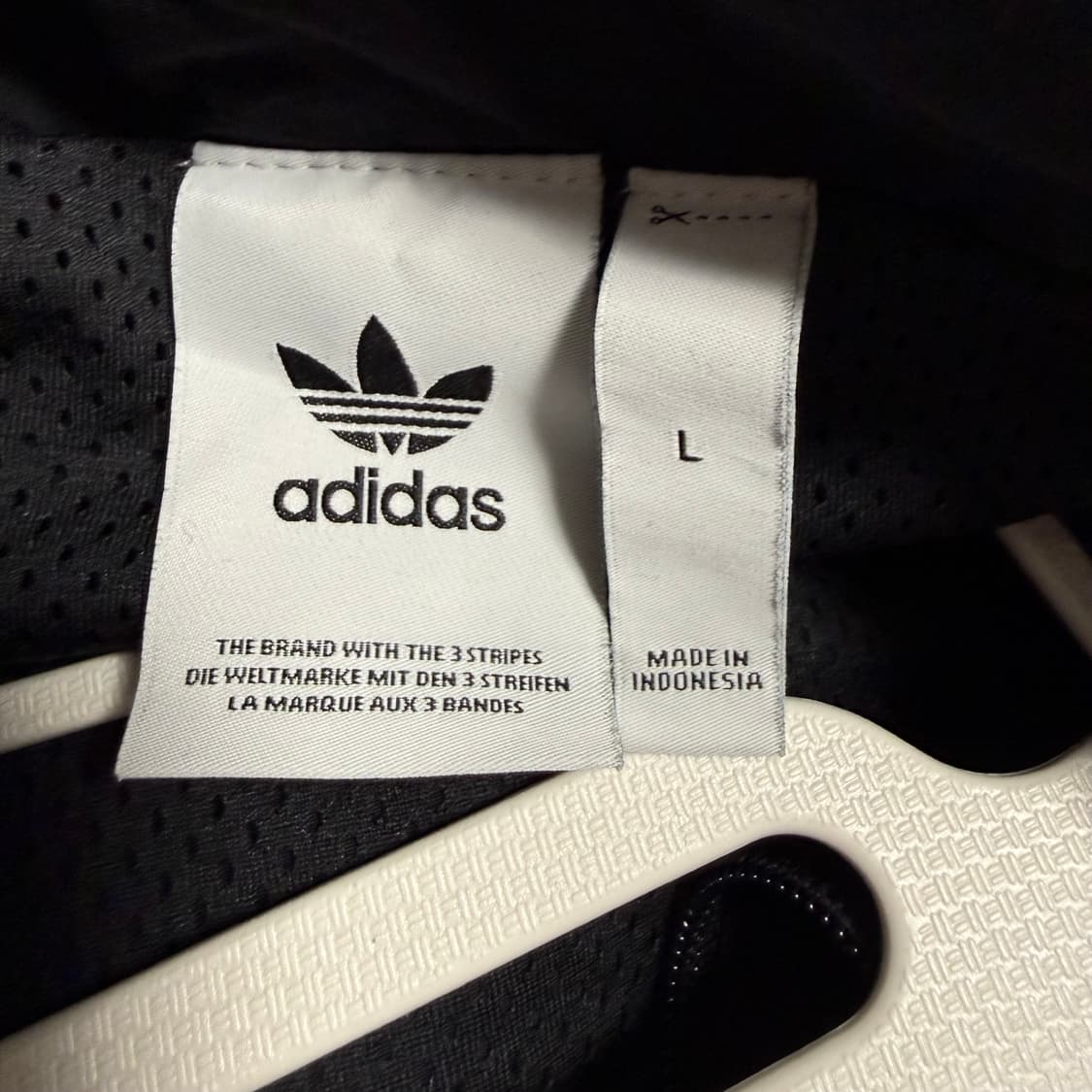 아디다스 파이어버드 락업 바람막이 자켓 블랙 L 트랙탑 상품이미지3