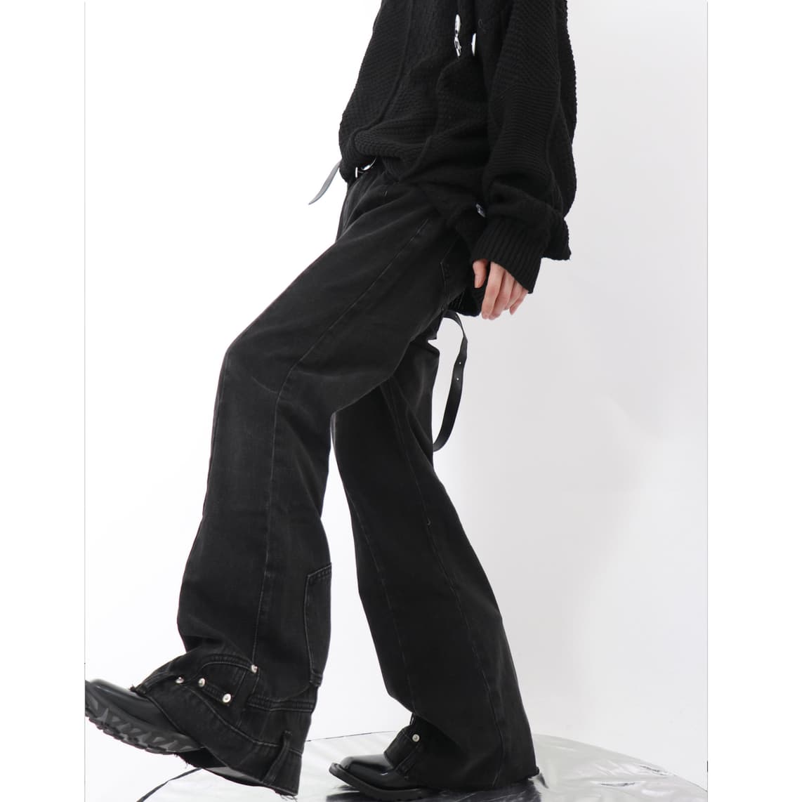 플레어 오퍼지션 포켓 팬츠 상품이미지2