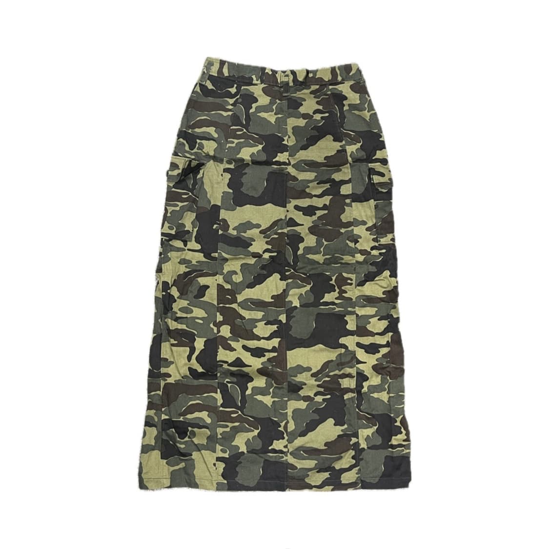 카모 포켓 앞트임 롱스커트 상품이미지2