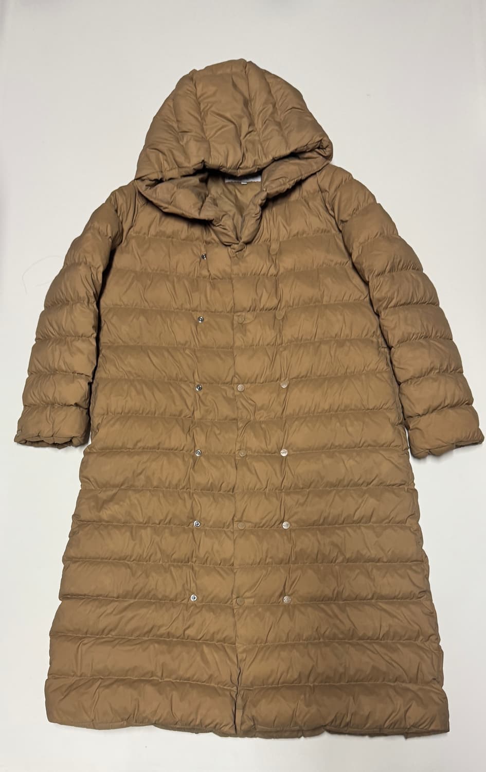 여성 빈폴 스포츠 덕다운 경량 후드 롱 패딩 M 상품이미지1