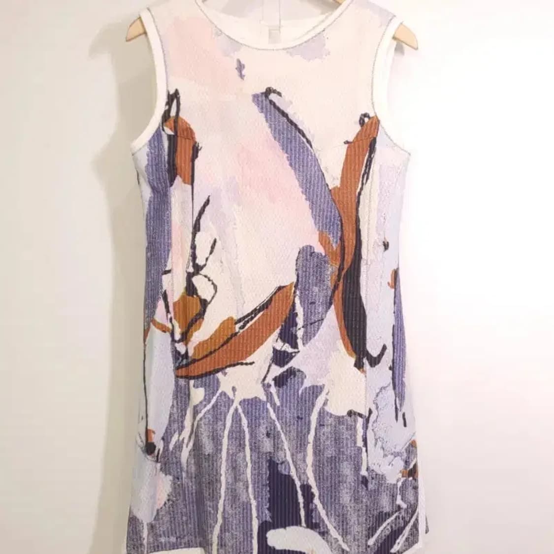 한섬 마인 브러쉬 프린트 트위드 원피스 55 상품이미지2