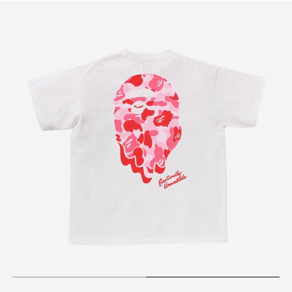 베이프 e.u. 카모 티셔츠 bape emotionally abccamo 상품이미지2