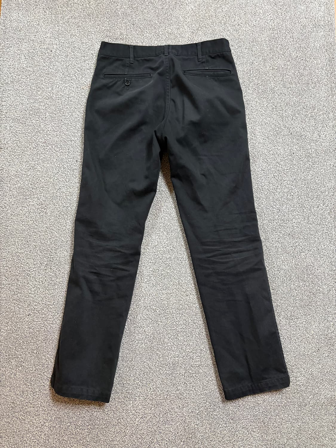 꼼데가르송 옴므 코튼 팬츠 블랙 상품이미지2