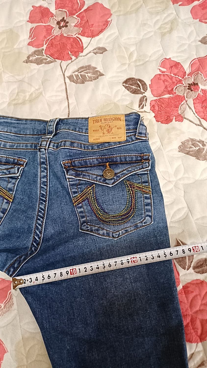 트루릴리전 스판청바지 28인치 기장91 상품이미지7