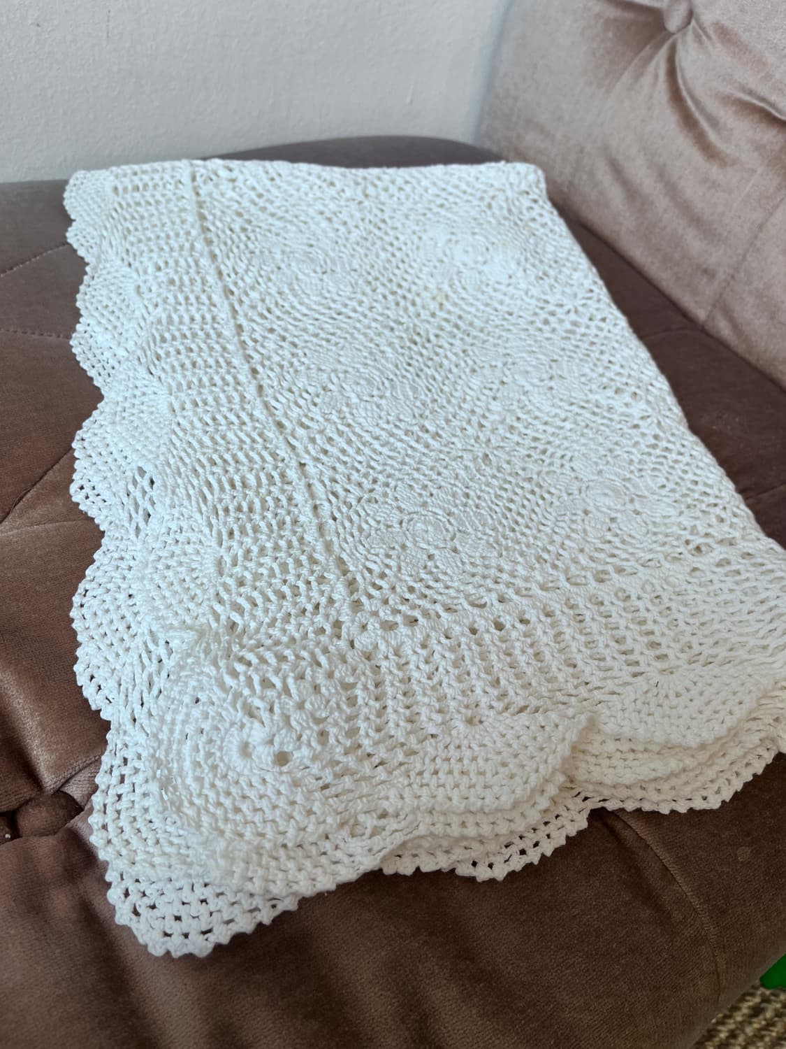 유럽수입 핸드메이드 손뜨개 크로쉐테이블보 상품이미지1