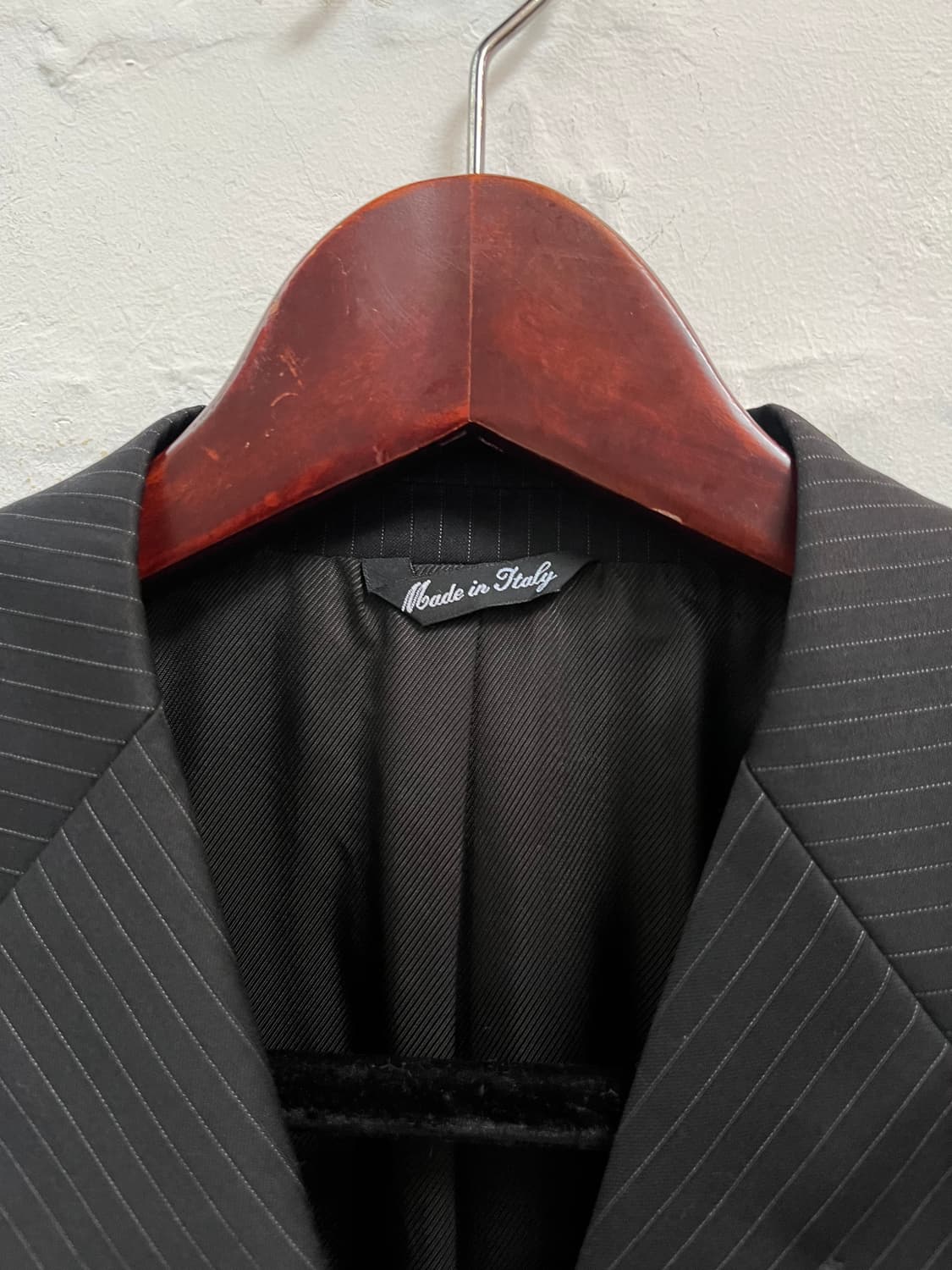 Zegna 블랙 남성 스트라이프 블레이저 42 상품이미지2
