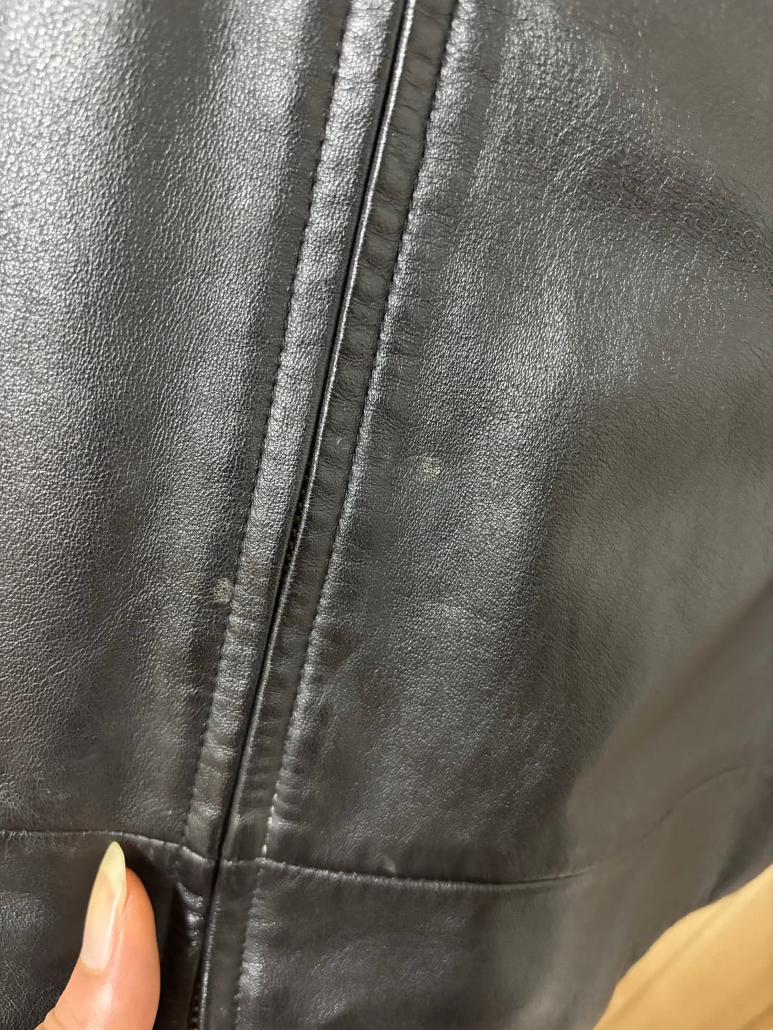 FASHCRE 이태리 블랙 소가죽 자켓 상품이미지6