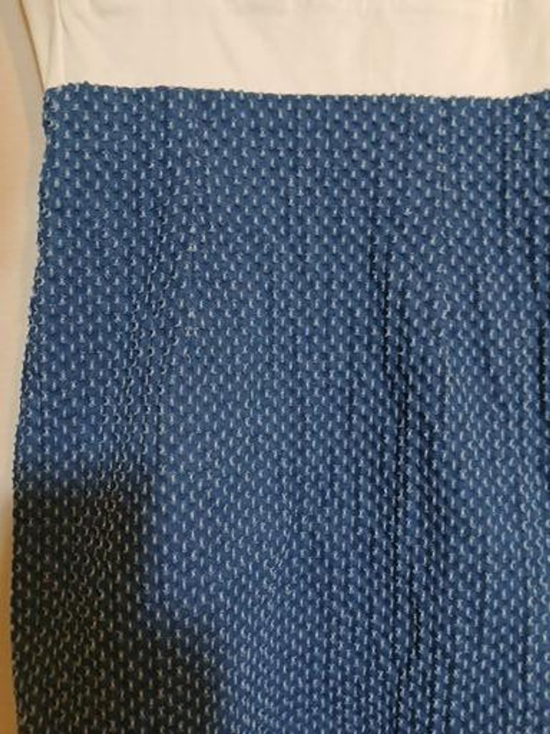 나롱쥐 화이트 블루 믹스 원피스 코튼 드레스 섹시 홀복 하객 데이트룩 상품이미지3