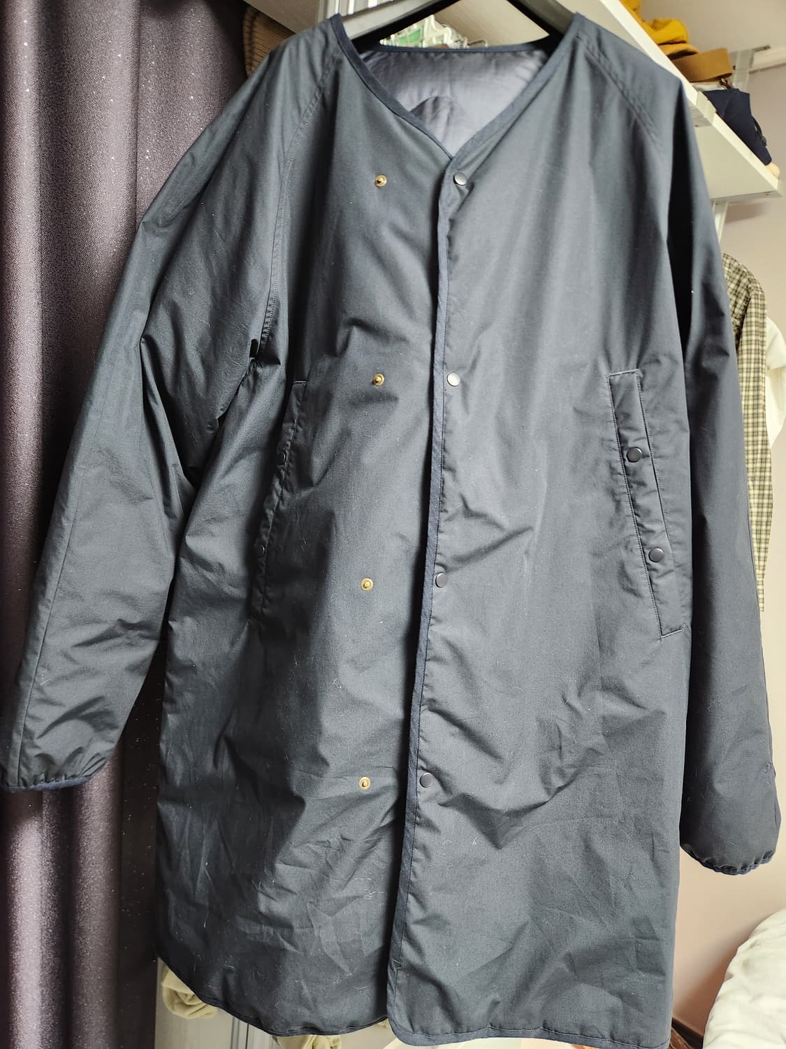 나나미카 리버시블 다운 코트 네이비 XL 상품이미지2