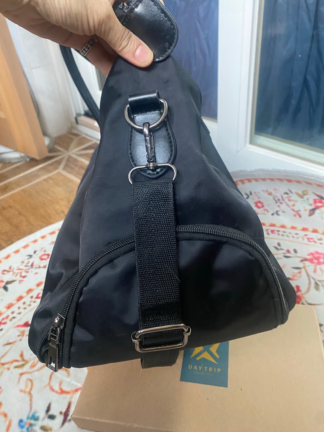 고양이 토트백 검정색 상품이미지4