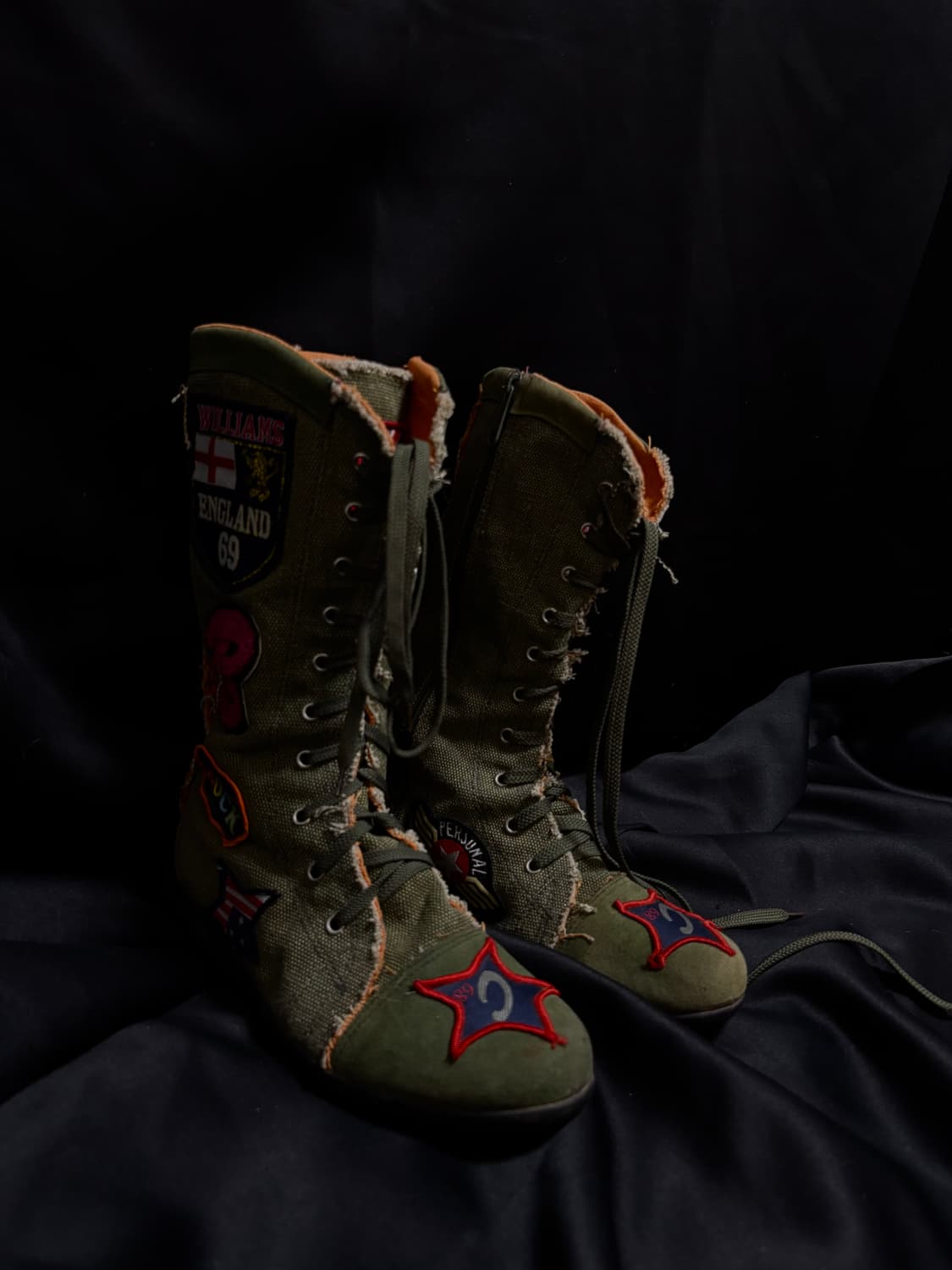 “Unknown” 00’s Kitsch Rare Design Khaki  상품이미지2
