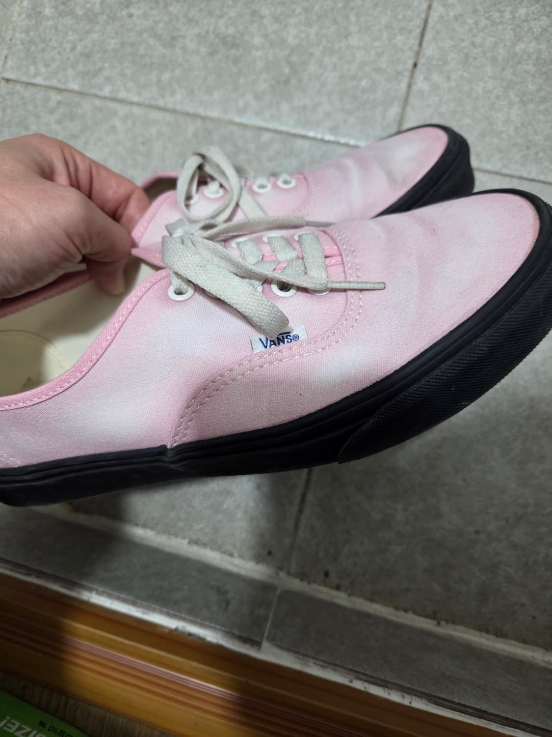 반스 어센틱 웨이브 워시드 핑크 270 상품이미지3