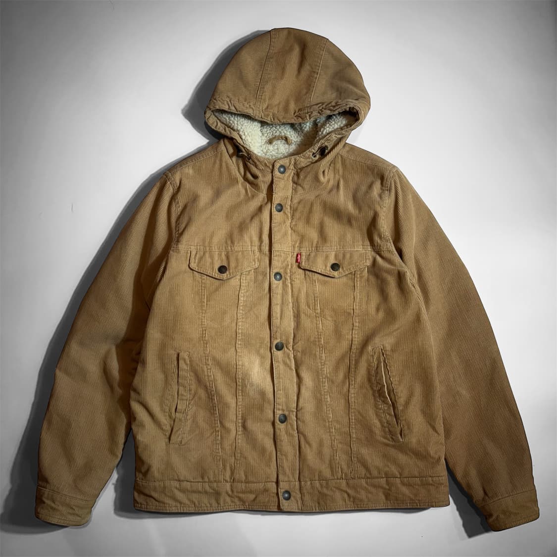 리바이스 코듀로이 후드 자켓 브라운 상품이미지1