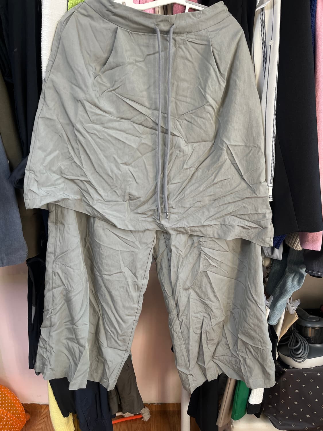 와이드 스커트 레이어드 팬츠  상품이미지7