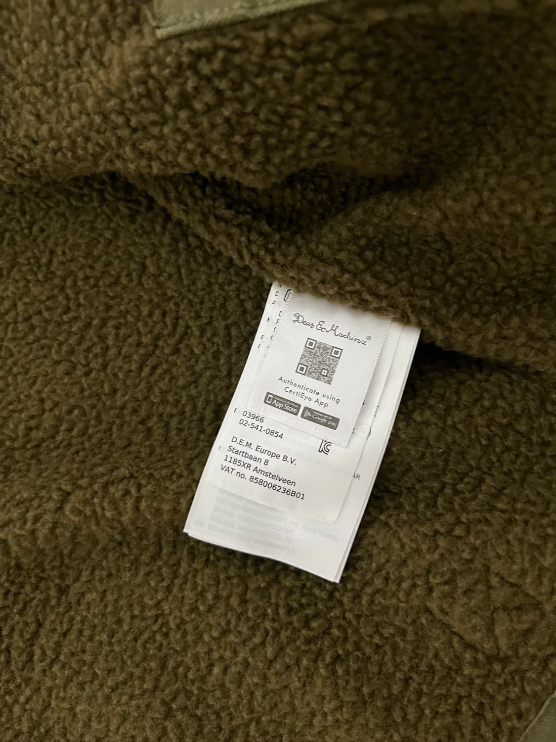 데우스 엑스 마키나 A-2 덱 자켓 올리브 S 상품이미지4