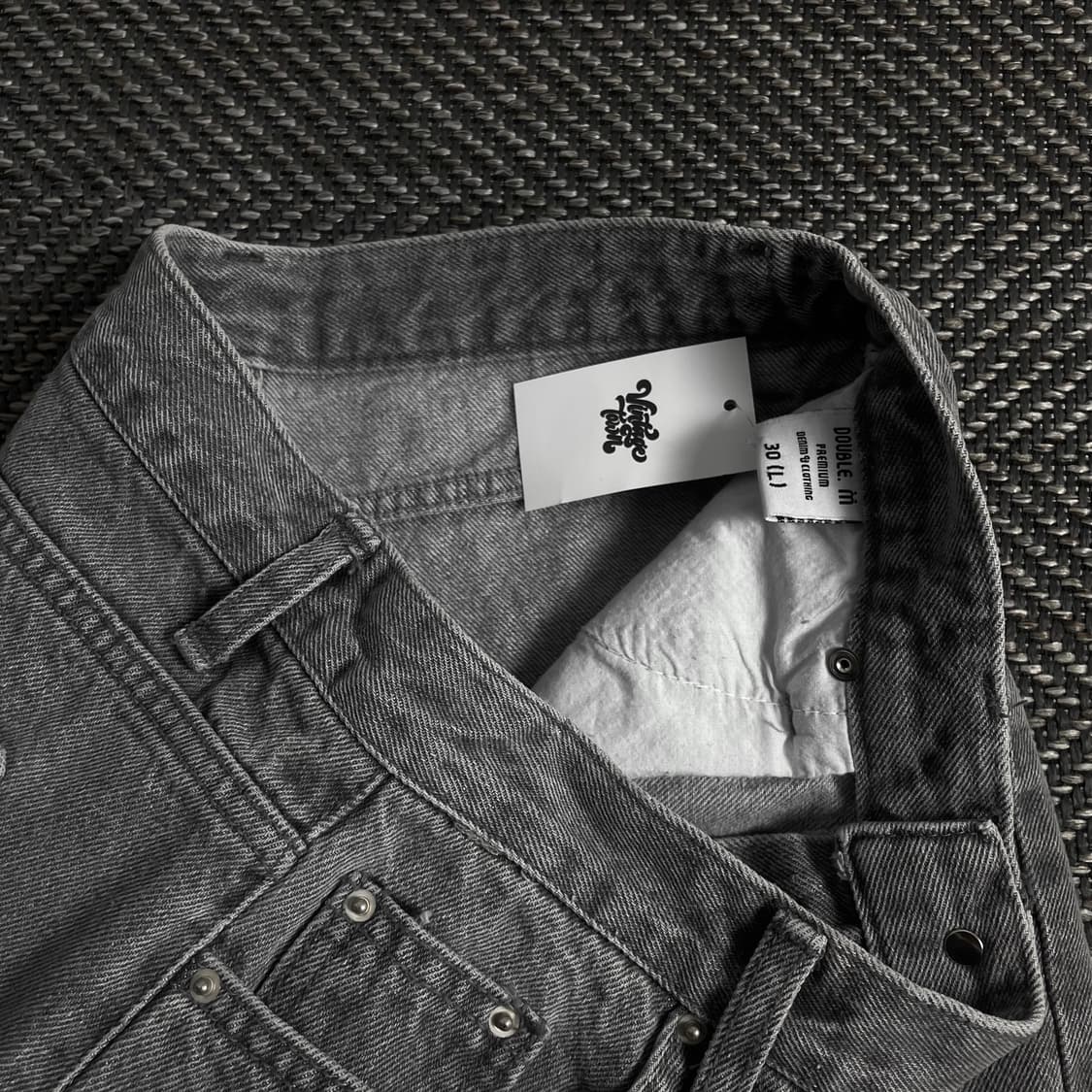 빈티지 우먼스 데님 커팅 숏 팬츠o 3571 상품이미지4