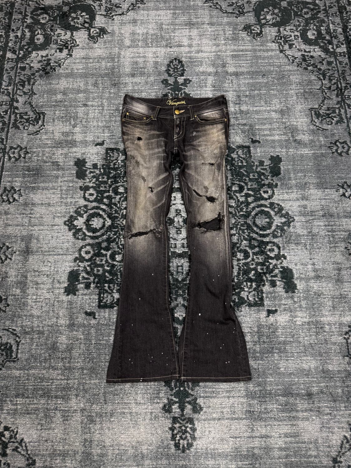 Vanquish 00s silver lame coating boots c 상품이미지2