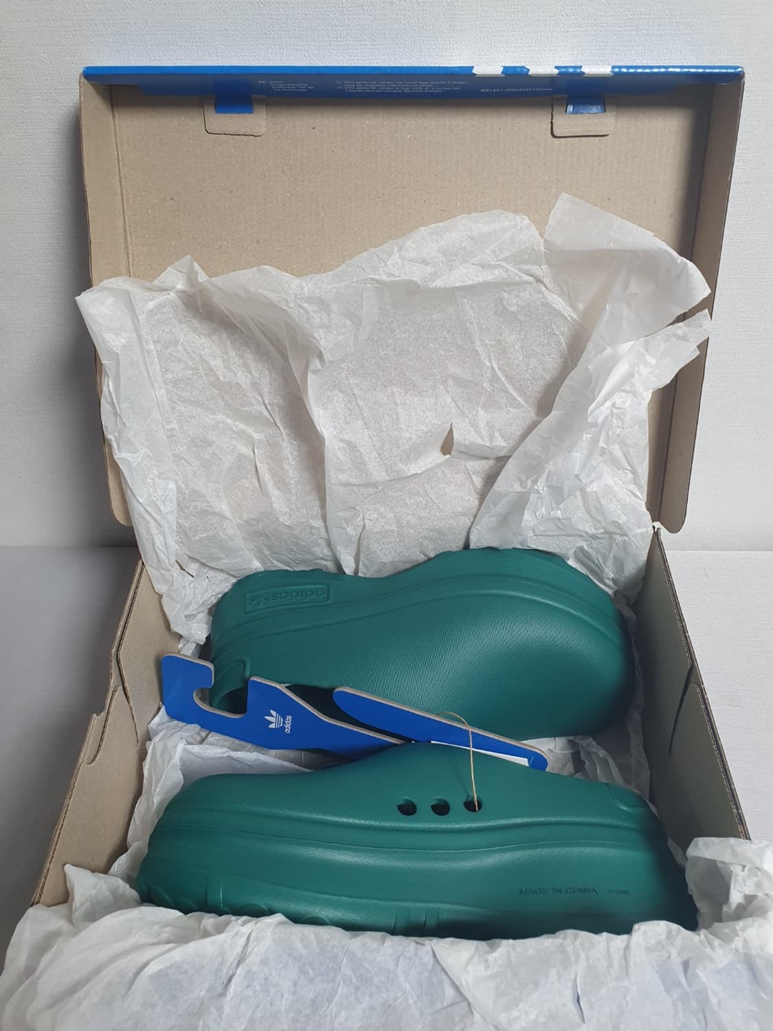 미사용 새상품 245mm 아디다스 뮬 아디폼 스탠스미스 컬리지에이트 상품이미지2