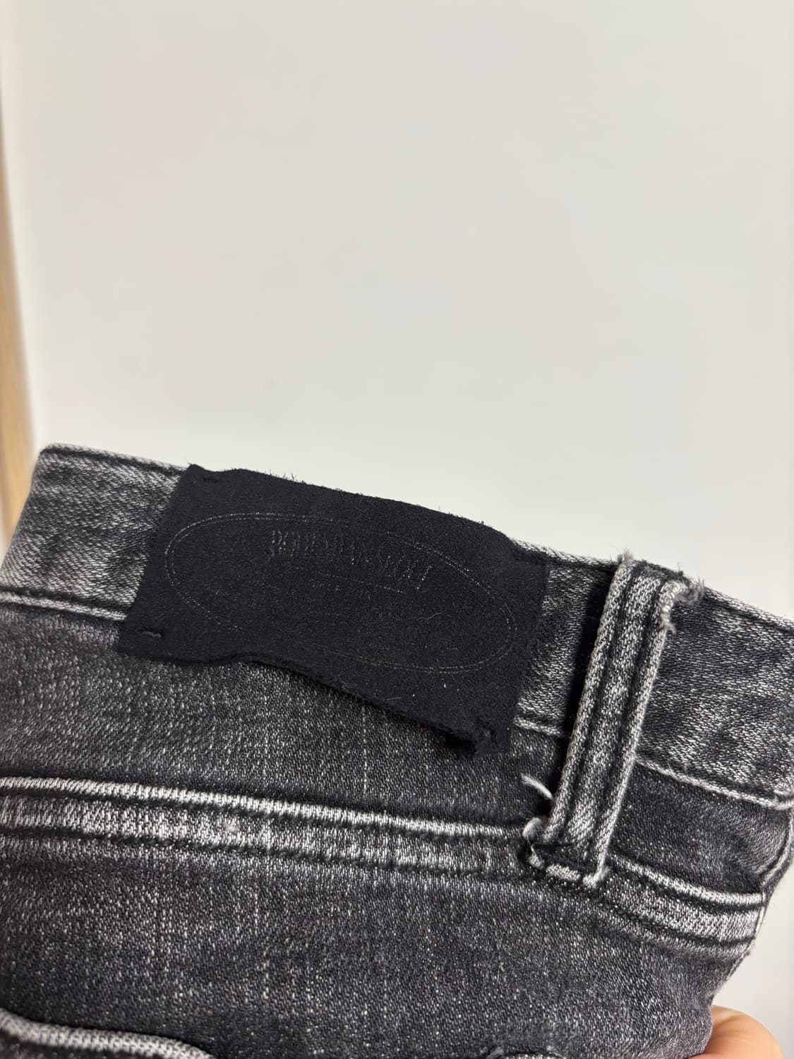 보헤미안서울 front pocket boots cut denim 상품이미지2