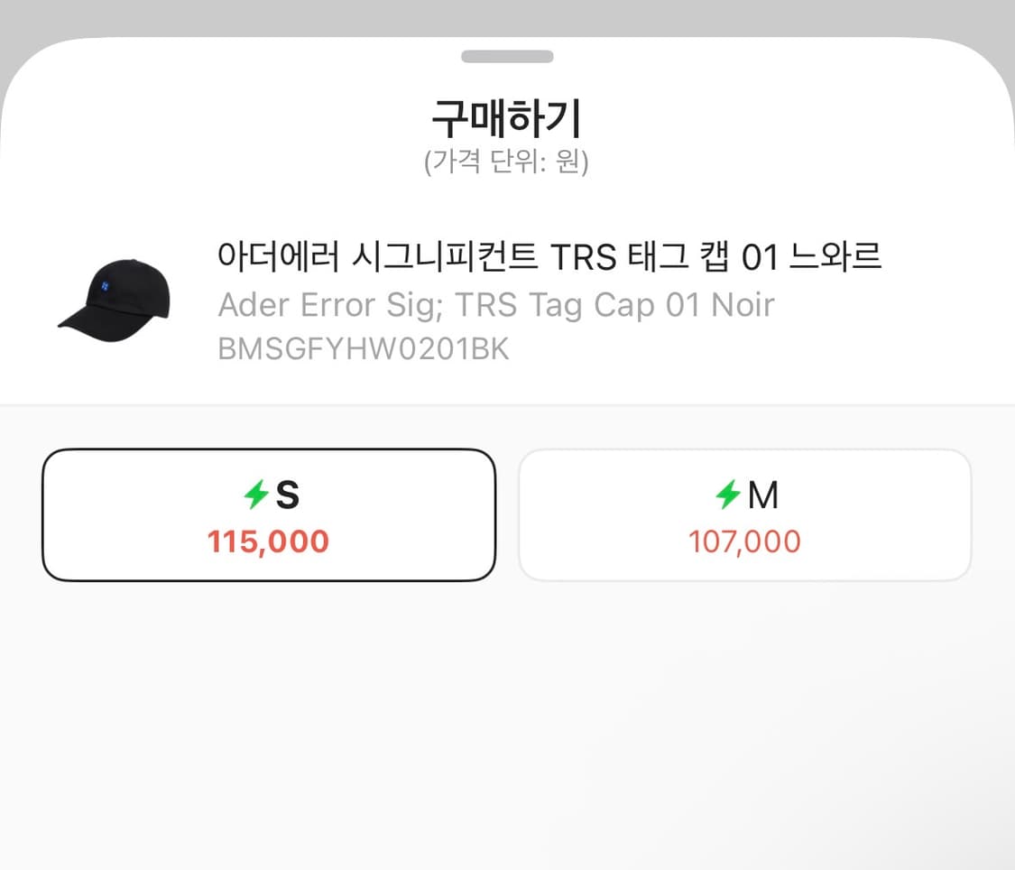 아더에러 시그니피컨트 trs 태그 캡 상품이미지2